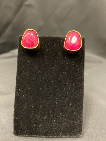 JP147 - Semi-precious stones Ear-ring