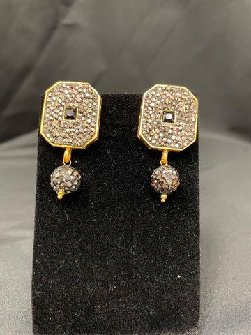 JP155 - Semi-precious stones Ear-ring