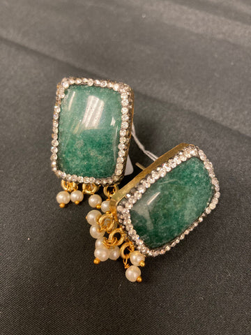 JP168 - Semi-precious stones Ear-ring
