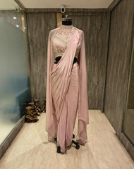 Ori006: Ready To Wear Saree with Blouse and Cape
