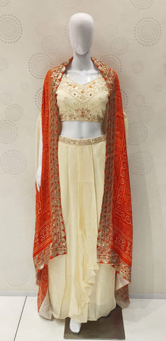 AFL7014: Indo-western 3-piece set