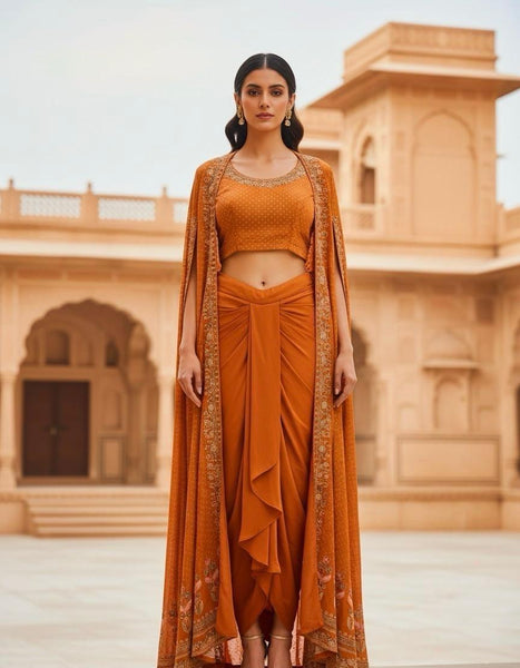 Ori025: Indo-western 3-piece set