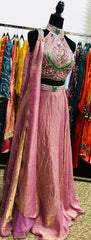 HRD106 purple lehenga.