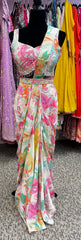 AFL7023: Beautiful Ready to Wear Saree with blouse and belt