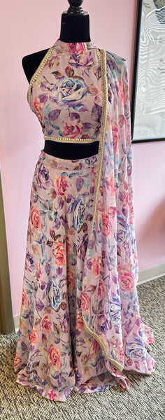 AFL6013: Beautiful purple lehenga