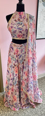 AFL6013: Beautiful purple lehenga