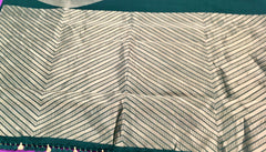 KSS403 Pure handloom kanchipuram silk Saree in green with gold zari border.comes with stitched blouse size 40,can be altered to 44 size.