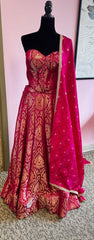 AFL5023: Beautiful pink lehenga
