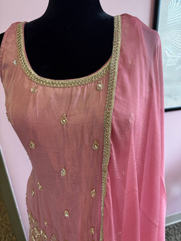 AFL7008: Beautiful kurti and sharara pants set with dupatta