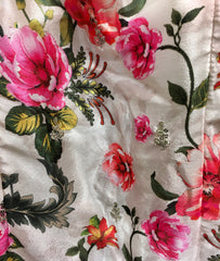 DNS020 Floral print kurta .Comes with sharara and chiffon dupatta.