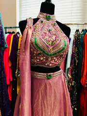HRD106 purple lehenga.