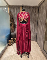 Ori009: Indo-western 3 piece set
