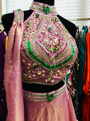 HRD106 purple lehenga.