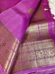 BKS 012 -  Pure Organaza Banarasi  saree with Gold Zari work. Comes with unstitched Blouse.