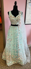 AFL6006: Beautiful blue lehenga