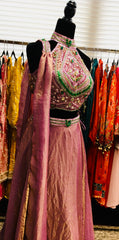 HRD106 purple lehenga.