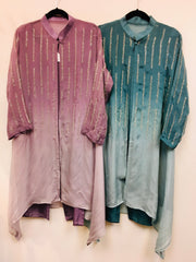 RFSS1515 - Indo western kurta in cutdana embroidered work on the jacket comes with inner and pant.