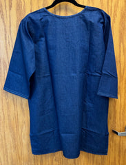 JPD010-Navy blue short kurti