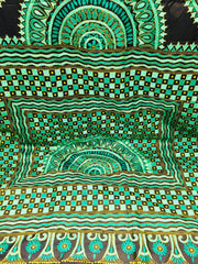 KSN226 Pure Silk  Kantha Tussar Saree in blue. Comes with stitched blouse. Fall peco done.