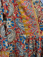 JPD021-Kalamkari print long dress