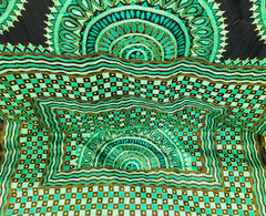 KSN226 Pure Silk  Kantha Tussar Saree in blue. Comes with stitched blouse. Fall peco done.