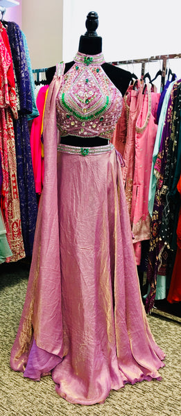HRD106 purple lehenga.