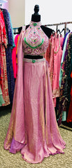 HRD106 purple lehenga.