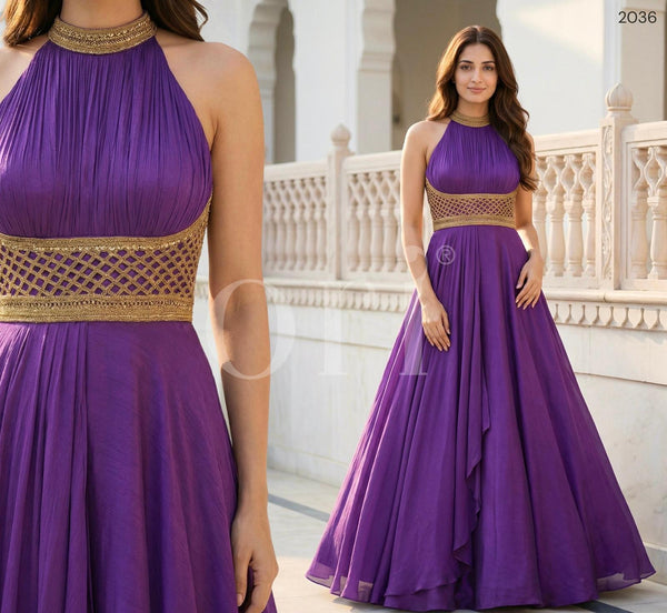 Ori043: Long Purple Gown
