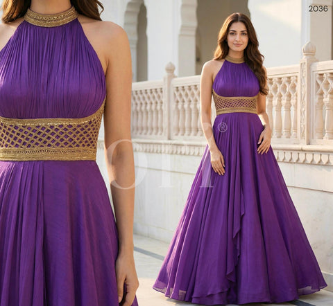 Ori043: Long Purple Gown