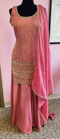 AFL7008: Beautiful kurti and sharara pants set with dupatta