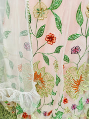 HRD103 Light pink lehenga.