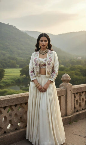 AFL7034: Beautiful Indo-western 3-piece set