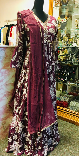 RFSS1620 -Floral gown.