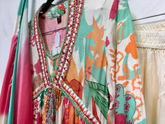 RBD060- Pure muslin empire cut suit with dupatta