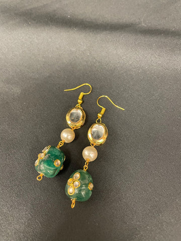 JP148 - Semi-precious stones Ear-ring