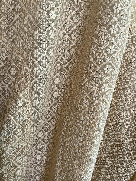 MWK107 - Lucknowi Chikan Georgette Kurta