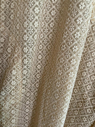 MWK107 - Lucknowi Chikan Georgette Kurta