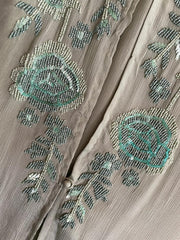 RFSS1107 - Desginer Party Wear suit with Crop Top. Comes with Palazzo and Emroidered Jacket