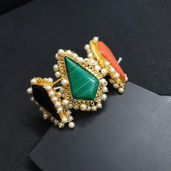 JP543 - Multi color bracelet with pearls